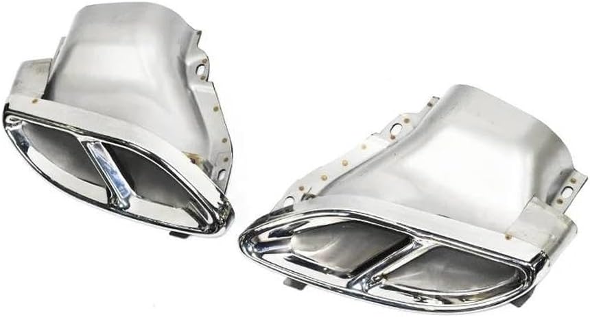 Spare Parts For Benz C-Class W205 C180 C200 C60 C300 Tailpipe Muffler Tip Exhaust System 2014-2021(Black)