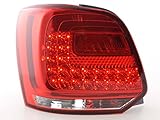 Fari posteriori a LED Set VW Polo 6R ab Bj 2009 Klar / rot [Meccanico]