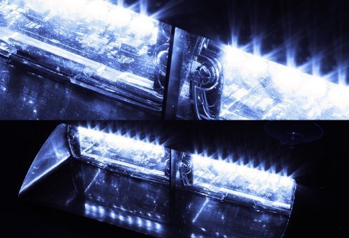 LED stroboscopique d'avertissement d'urgence avec 18 modes d'éclairage pour véhicule