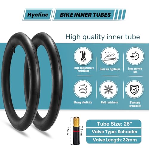 Hycline 26×2.125 Cruiser Bike Tires Set: 2-Pack 26-inch