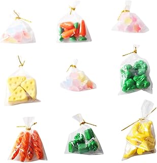 Gogogmee 9 Comida Em Miniatura E Mini Comida Para Brincar Microvegetais Decoração Em Miniatura Para Casa De Boneca Comida Em Miniatura Brinquedo De Comida Em Miniatura Acessórios Para Casa