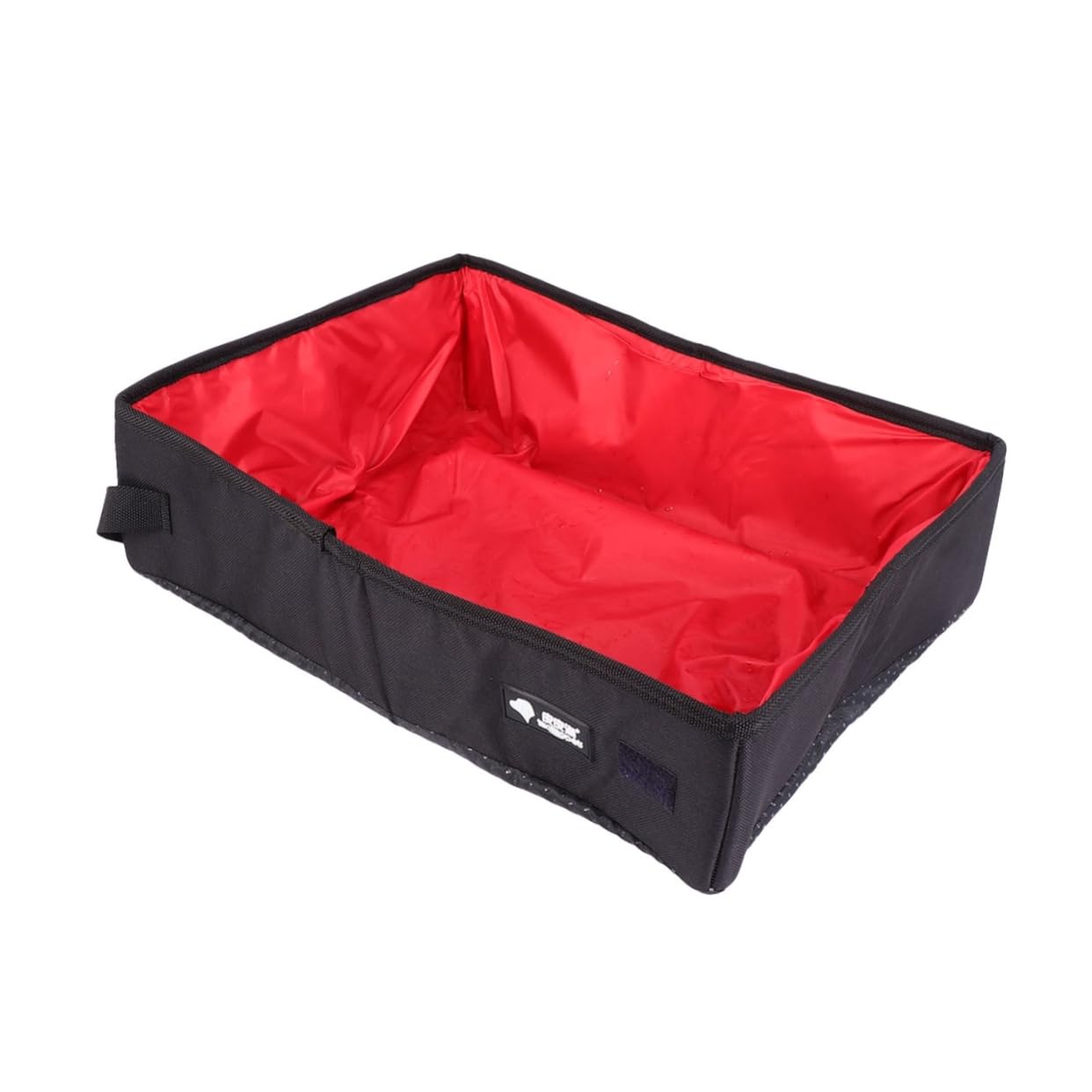 VANZACK Practical Cat Litter Box Red Oxford Fabric Easy to for Cat Supplies