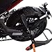 Produktbild wmLzhen Motorrad Transportsicherung, Hinterrad Abspanngurt Zurrgurt Spanngurte Motorrad Vorderrad Gurt Verzurrsystem Binderiemen(schwarz)