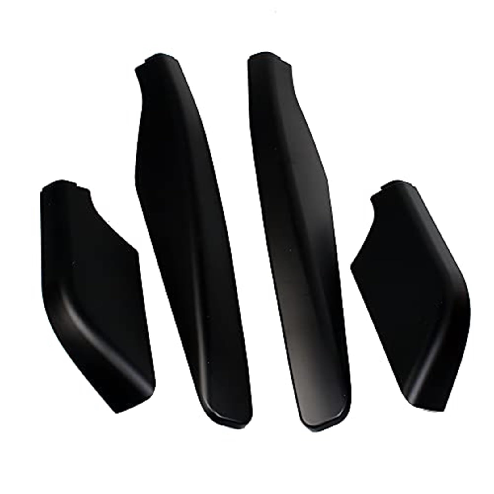 Black 4pcs Roof Rack Bar Rail End Cap Case, for Mitsubishi