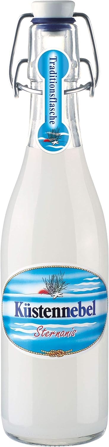 Küstennebel | Sternanis | 350 ml | Traditionsflasche | beliebteste deutsche Anisspirituose | sympathischer Klassiker | Ideal als Aperitif