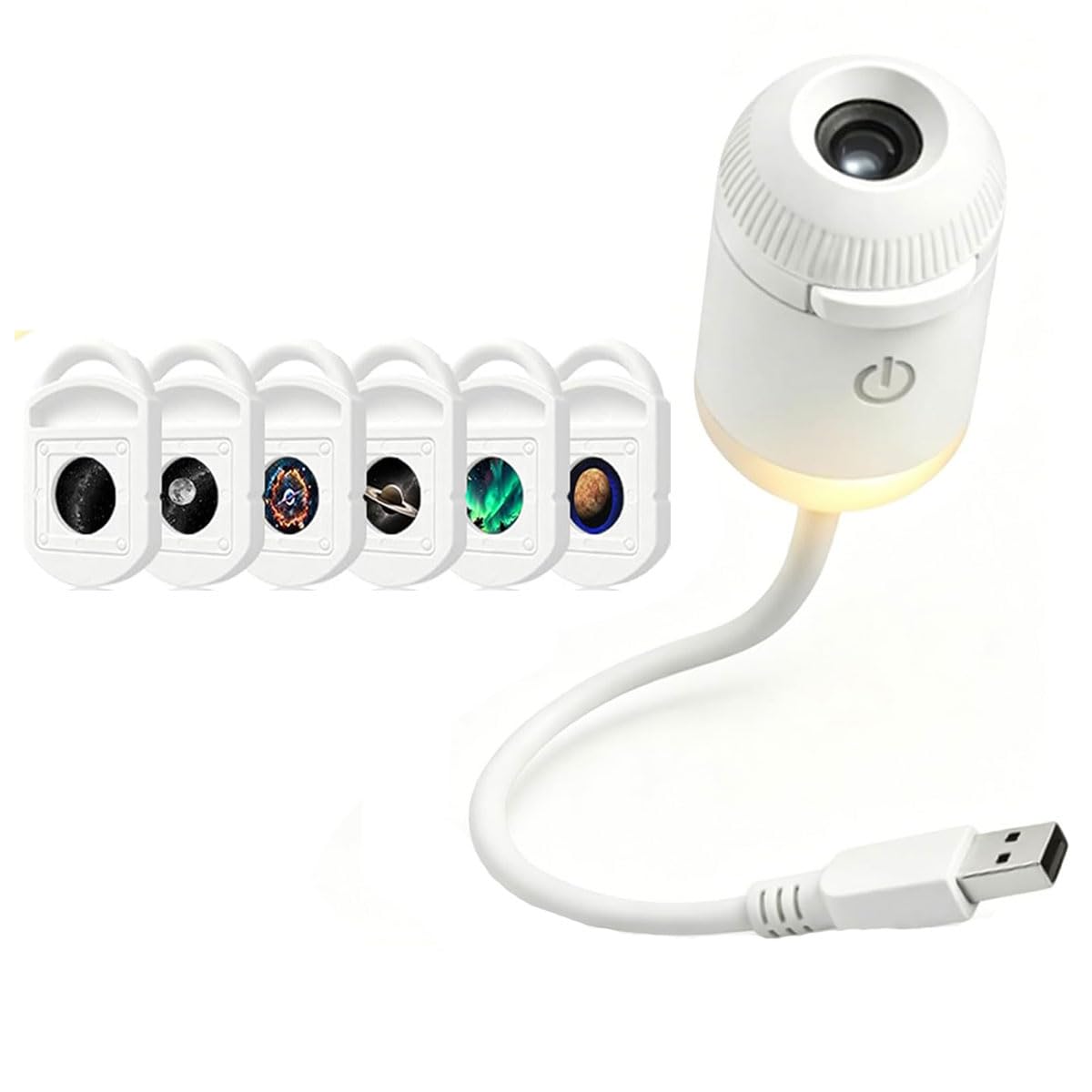Sovtay Hd Smart Dynamic 5d Holographic Night Light Projector (6 Films)