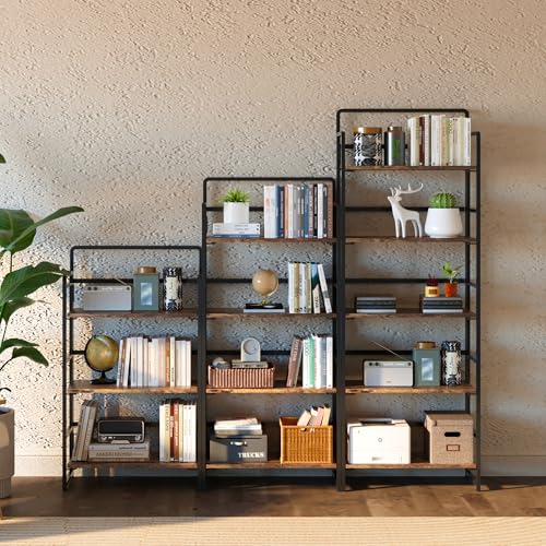4nmnoassembly4tiersfoldingbookshelfstorageshelvesvintagebookcasestandingracksstudyorganizerhomeofficerusticbrownandblack Urban Country Home Decor 4nm no assembly 4 tiers folding bookshelf storage shelves vintage bookcase standing racks study organizer home office rustic brown and black urban country home decor