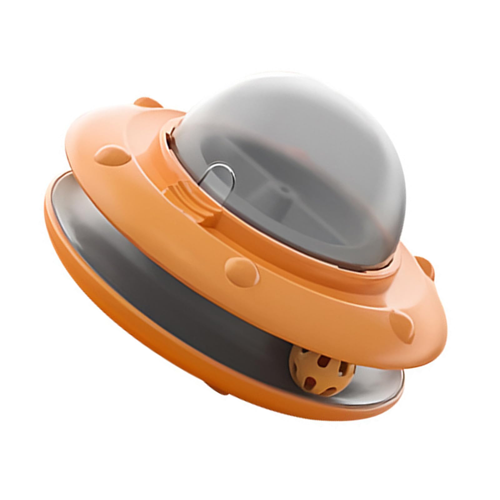 Intelligent Motions - Comederos activados para gatos, dispensador de golosinas de juguete con velocidad regular para mascotas en interiores, comederos de juego para gatos