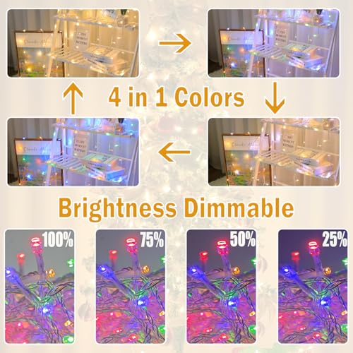 Guirlande lumineuse extérieure 30M 11 modes avec télécommande et minuterie