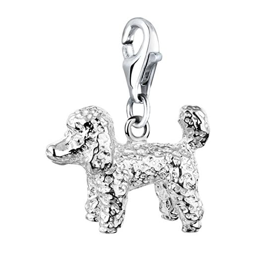 Nenalina Plata Charm Colgante caniche para Collares y Pulseras para Mujer 713289-000