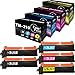 (5-Pack, 2X BK+C+M+Y) Compatible TN-210 TN210 Toner Cartridges Used for Brother HL-3070CW 3075CW 3040CN 3045CN MFC-9120CN 9320CW 9010CN Printer, by EasyPrint