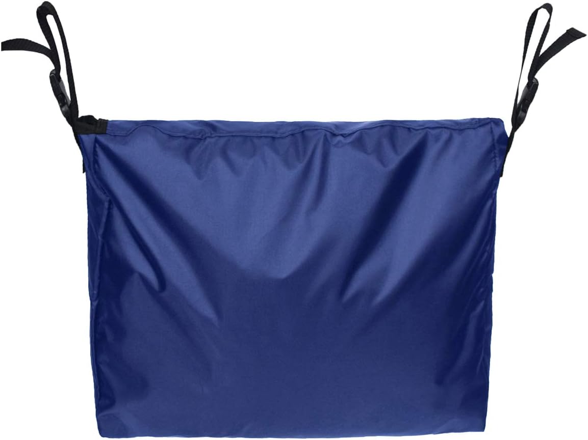 Begino Wheelchair Backpack Bag, Walker Side Bags Travel Storage Bag for Wheelchair Stroller Hanging Portable Storage Basket (Blue) : Health & Household
