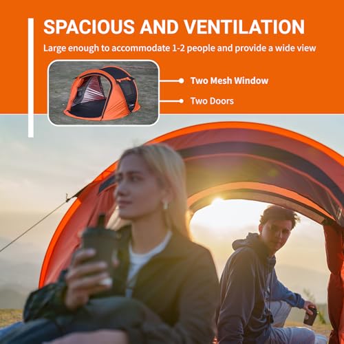 EchoSmile 2 Person Easy Setup Tent