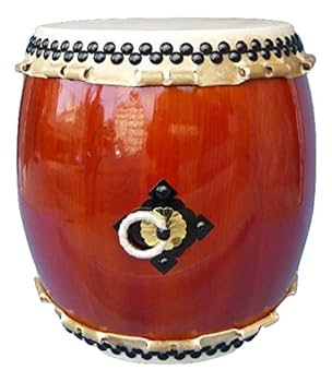 平胴太鼓(集成胴）直径30cm（1尺）バチ付 2 楽器 太鼓 学習 Amazon | 平胴太鼓1尺（鼓面直径30cm）集成胴耳なし 贈答用