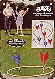 Vintage 1969 Jarts Lawn Darts Game Look Reproduction Metal Tin Sign Nostalgic For Kitchen Home Cafe Man Cave Decor 8x12 Inch