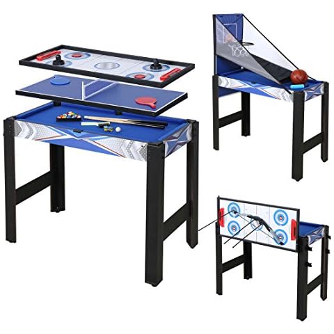 5 in 1 Multi Game Table, Pool/Billiard, Basketball, Table Tennis, Hocky, Archery Cover