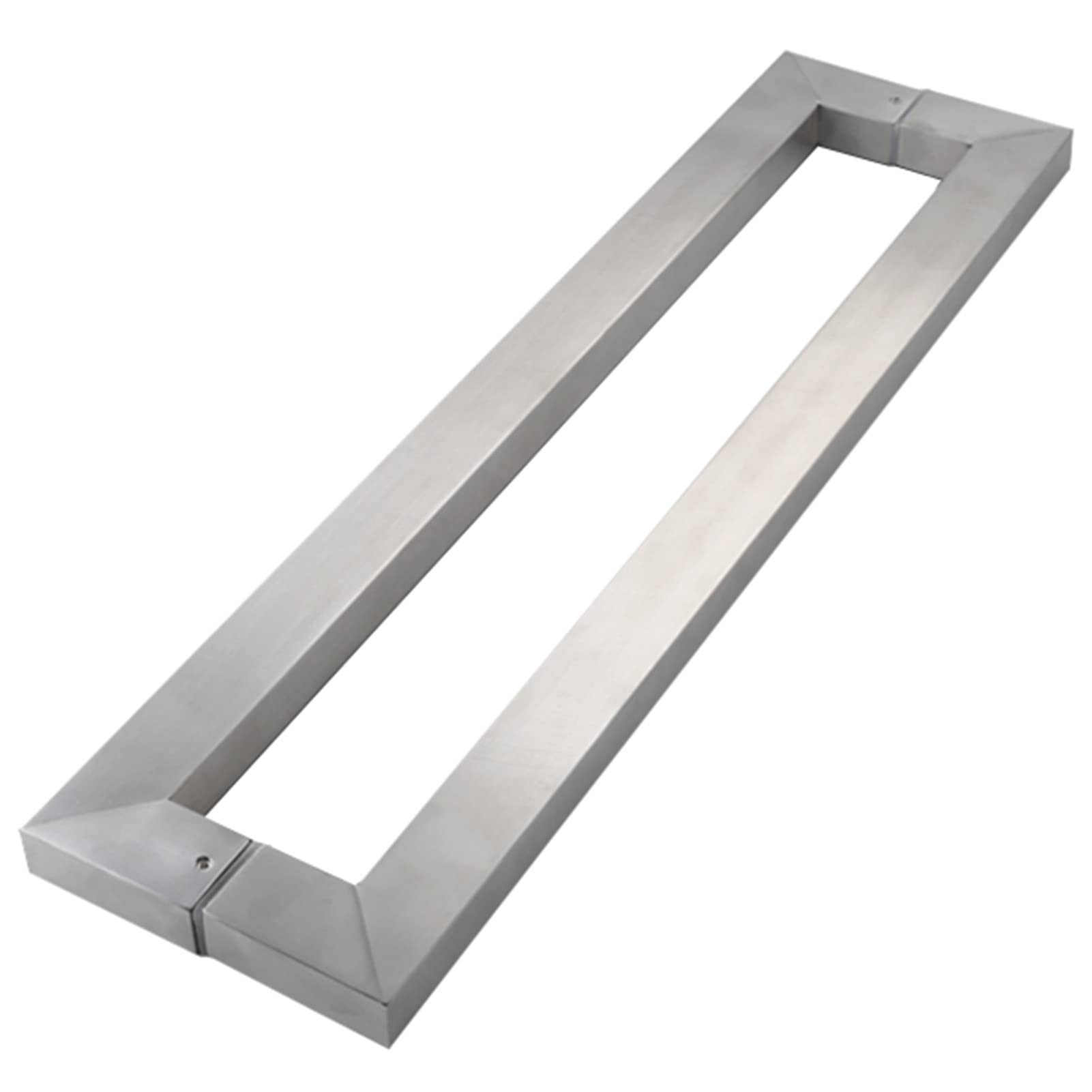 GLJTUO Door Pull Handle Shape Door Handle Push/Pull Stainless Steel, 24inch/32inch/47inch/59inch Entry Barn Handle Grab Bar, for Wood Doors/Glass Doors/Sliding Doors