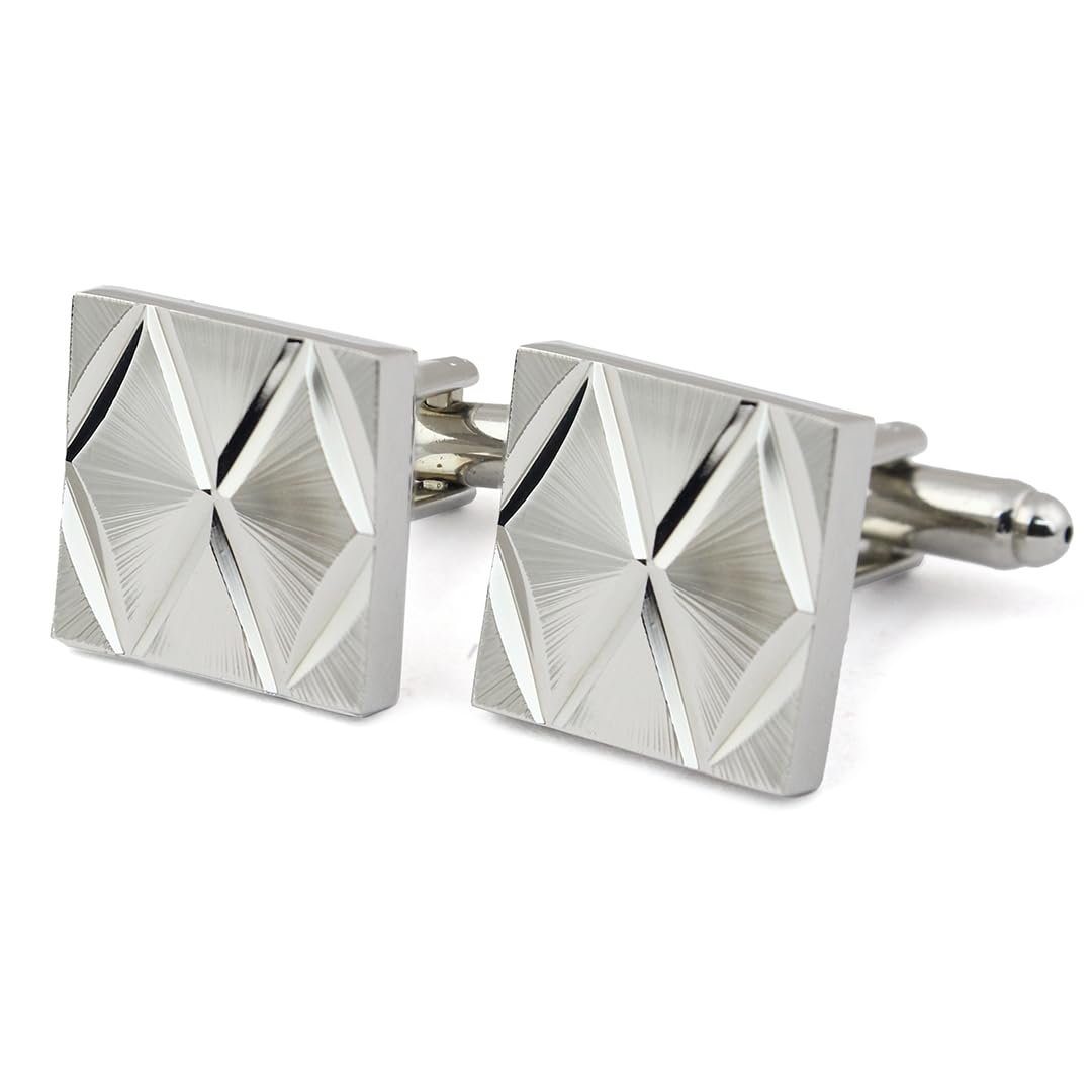 Peluche Mens Metal Magic Cufflinks (Silver) (B01BOM89LE) Amazon Price History, Amazon Price Tracker