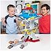 Paw Patrol Adventure Bay Lookout Tower Playset With 2 Die-Cast 1:55 Vehicles (Chase and Marshall): Twin Track Rescue Way 25 Pc Set With Launching Periscope - Accommodate Up to 6 True Metal Racing Cars