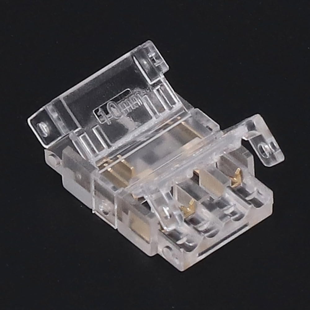 10Pcs COB LED Strip to Wire Connectors,0.39in 3Pin Solderless image 4