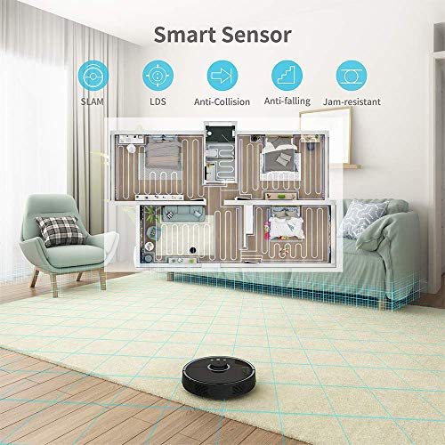 Image of Roborock S5 Robot Vacuum and Mop, Smart Navigating Robotic Vacuum Cleaner with 2000Pa Strong Suction &Wi-Fi connectivity for Pet Hair, Carpet & All Types of Floor (Renewed)