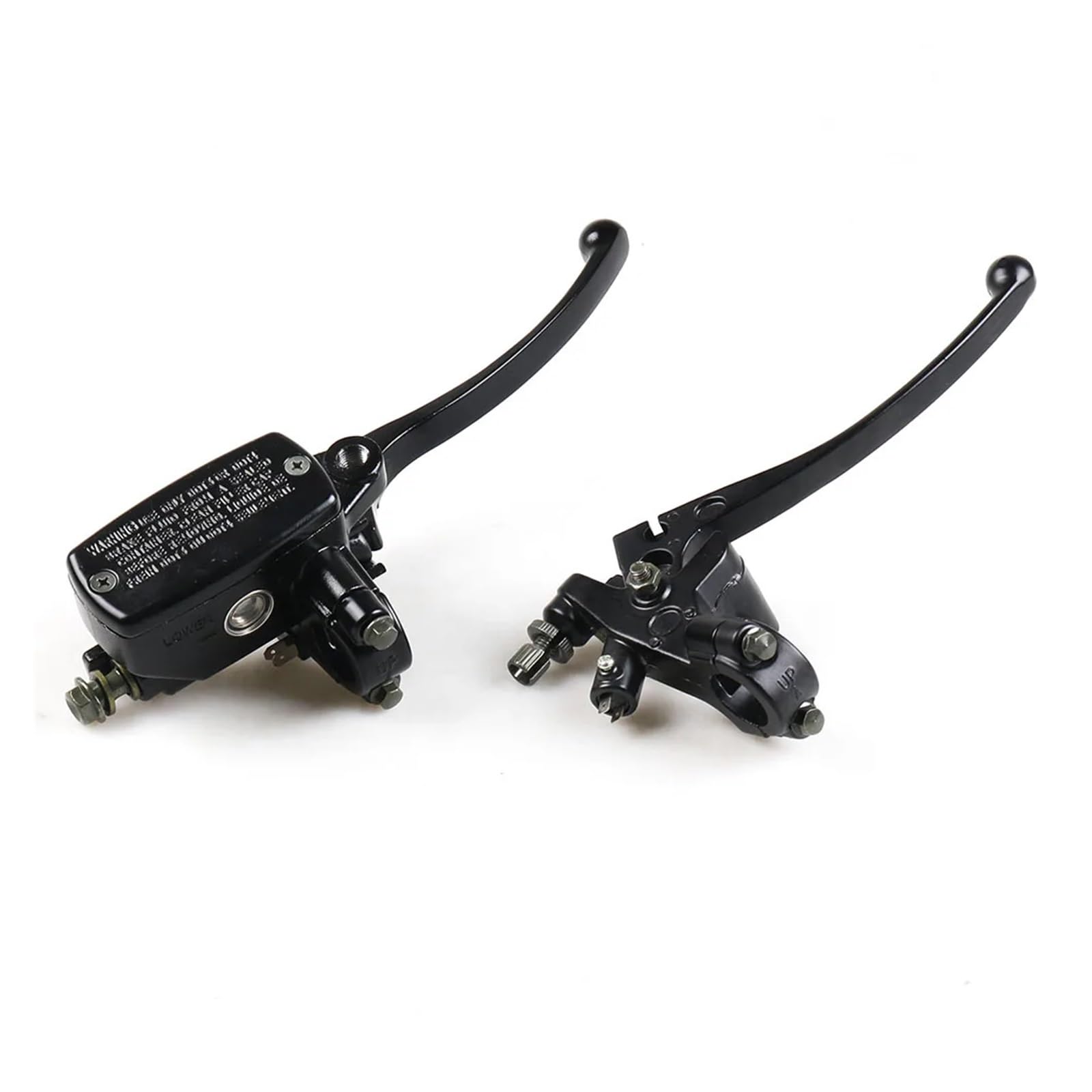 KTEBNWOSD Motorcycle 7/8" 22MM Handlebar Master Cylinder Hydraulic Brake Control with Clutch Lever Brake Clutchs Levers