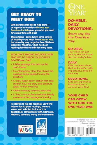 The One Year Devotions for Kids #1 (One Year Book of Devotions for Kids) - Image 2