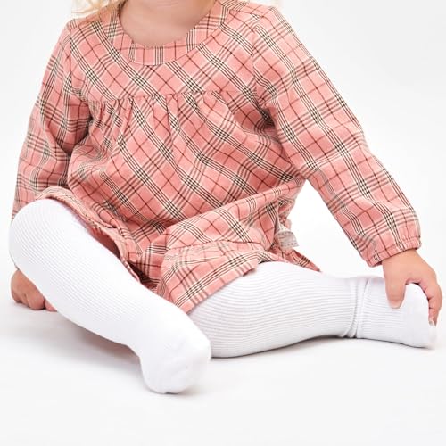 Image of Stelle Toddler Girls Tights Baby Cable Knit Stockings Thick Cotton Legging