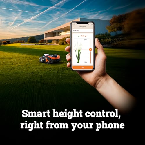 WORX Landroid Vision Cloud Robot Lawn Mower, No Perimeter Wire Robot Mower for 1 Acre, AI Obstacle Avoidance + RTK Cloud Navigation, 30% Slope, Auto Mapping, App Control, Cut-to-Zero, WR340 - Image 7