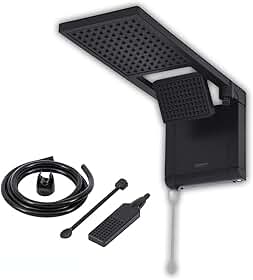 LORENZETTI Chuveiro Acqua duo ultra 7800W, Matte Black - 220V