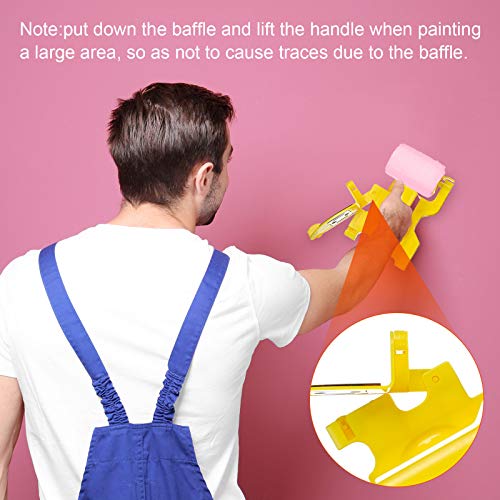 Tanlade 2 Sets Paint Edger Roller Brush Hand-Held Multifunctional Clean-Cut Paint Roller Paint Edger Combo Kit With Extra 6 Replacement Roller 8 Brush For Wall Ceilings Home Room Painting (Xt, Mx) #TOP1
