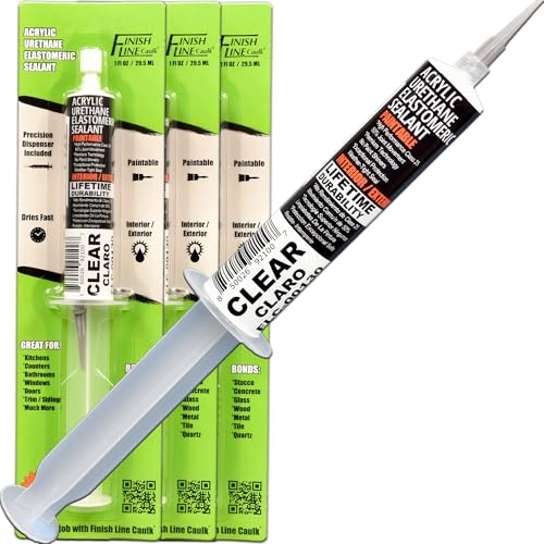 Sellador acrílico urethano transparente en pack de 3 unidades miniatura 1