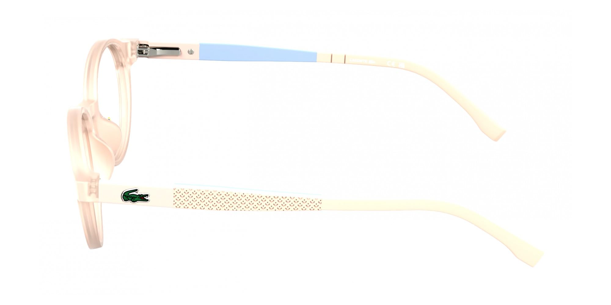 Lacoste L3668 750 TRANSPARENT PEACH LUMI 44/16/130 ramka na okulary dla dzieci