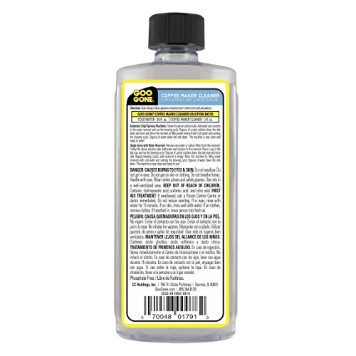 image for Goo Gone Keurig Compatible Coffee Maker Universal Descaling Solution -