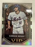 2025 Bowman Chrome Baseball Carson Benge VIP Insert #VIP-17 Mets