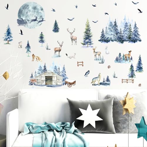 Vinilos decorativos árbol invierno diseño Barri Design miniatura 6