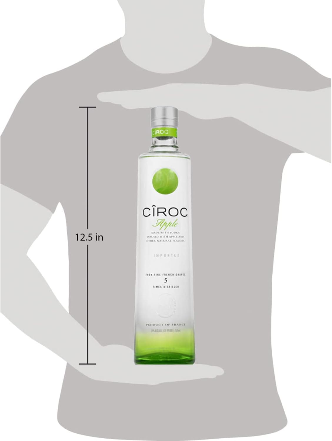 Ciroc Flavored Vodka, Apple, 750 mL, 70 Proof