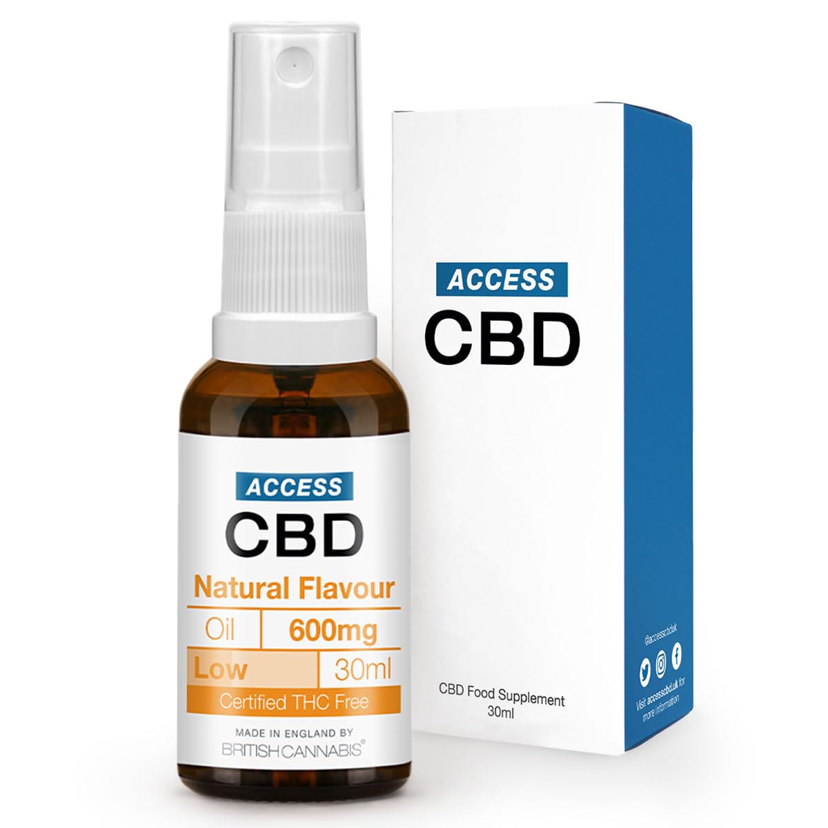 ACCESS CBD Oil 600 mg | Vegan | Joint Pain Relief | Health Sleep