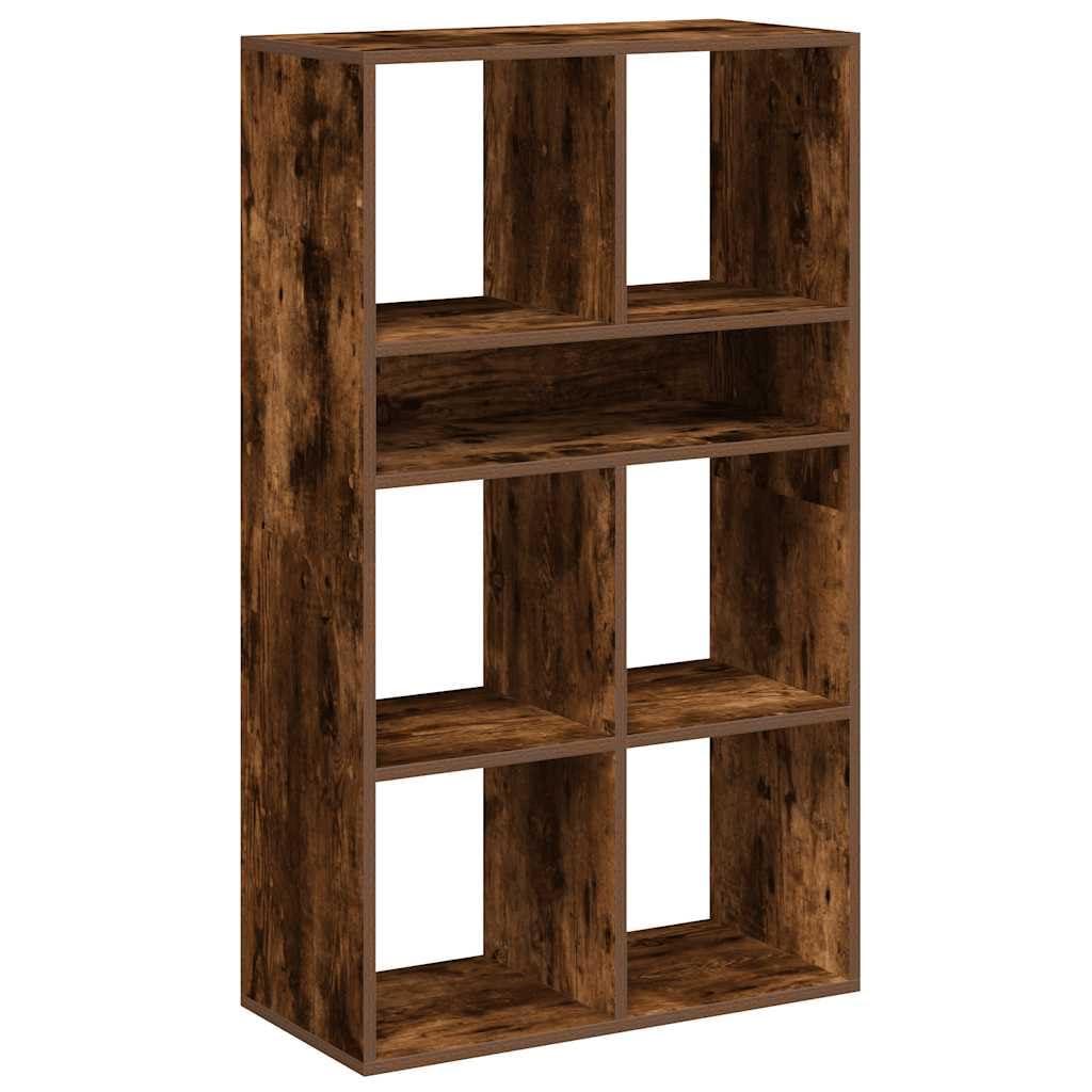 Generisch Bücherregal Räuchereiche 66x31x112 cm Holzwerkstoff,Möbel,Regalsysteme,Bücherregale Bücherschränke-860305