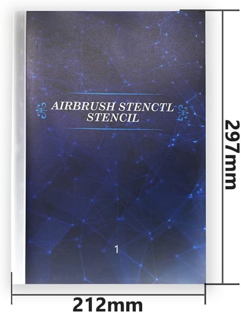 Miniatura 3 de 100 plantillas de tatuaje temporales reutilizables para aerógrafo para rostro, cuerpo, pintura, arte, pasatiempos.