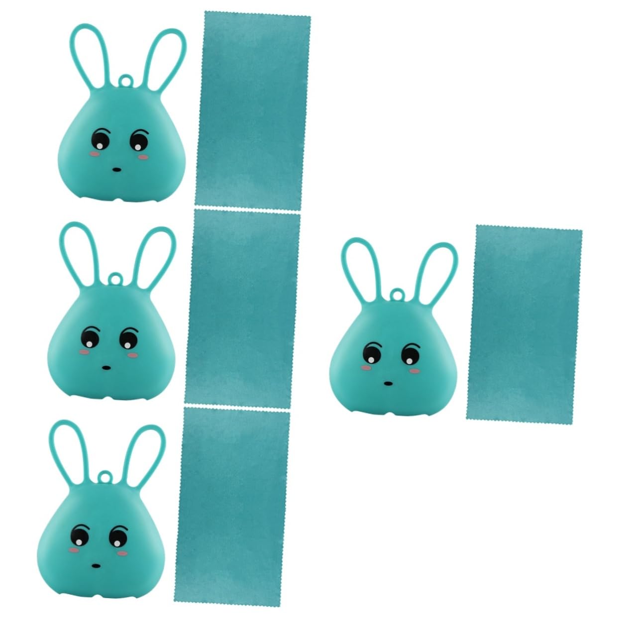 Toyvian 4juegos Toalla De Enfriamiento Rápido Toalla De Portátil para y para Cuello y Cara para Gimnasio Yoga y Actividades Cartoon