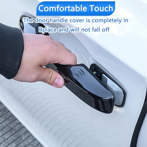 ROSTYGIZ for 11th Honda Civic 2022 2023 2024 2025 2026 CRV HRV Accord 2023-2026 Door Handle Cover Handle Protectors Car Shark Fin Antenna Topper Cover 5Pcs Set Glossy Black by ROSTYGIZ - Image 4