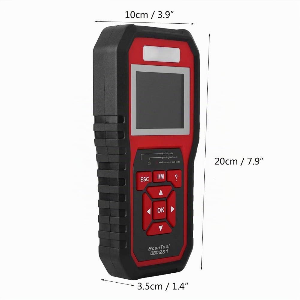 Universelles KW850 OBDII OBD2 EOBD Kfz-Diagnosegerät mit Fehlercode-Lesefunktion und Ein-Klick-Diagnosefunktion