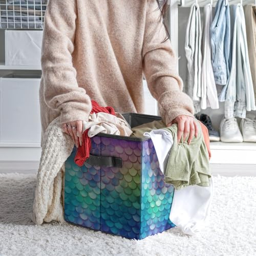 Cube de rangement pliable anti-désordre panier gain de place