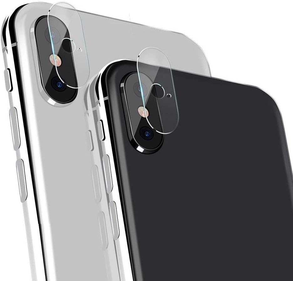 iPhone X Camera Lens Protector, iPhone X Camera Screen Protector 2 Pack 9H Hardness Anti-Scratch Explosion-proof Tempered Glass Protective Camera Lens Hard Protector Film for iPhone X/iPhone Xs/iPhone