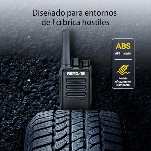 Walkie Talkie Retevis RT668 con auricular 2 pines pack de 5 3