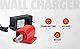 WOLF Garten | e-Multi-Star™ Wand-Ladestation QC 25 eM | Ladestation mit Aufhängevorrichtung; 72AMC3-1650, Rot