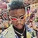RCXKOOM Donquixote Doflamingo Glasses One Piece Anime Halloween Cosplay Sunglasses