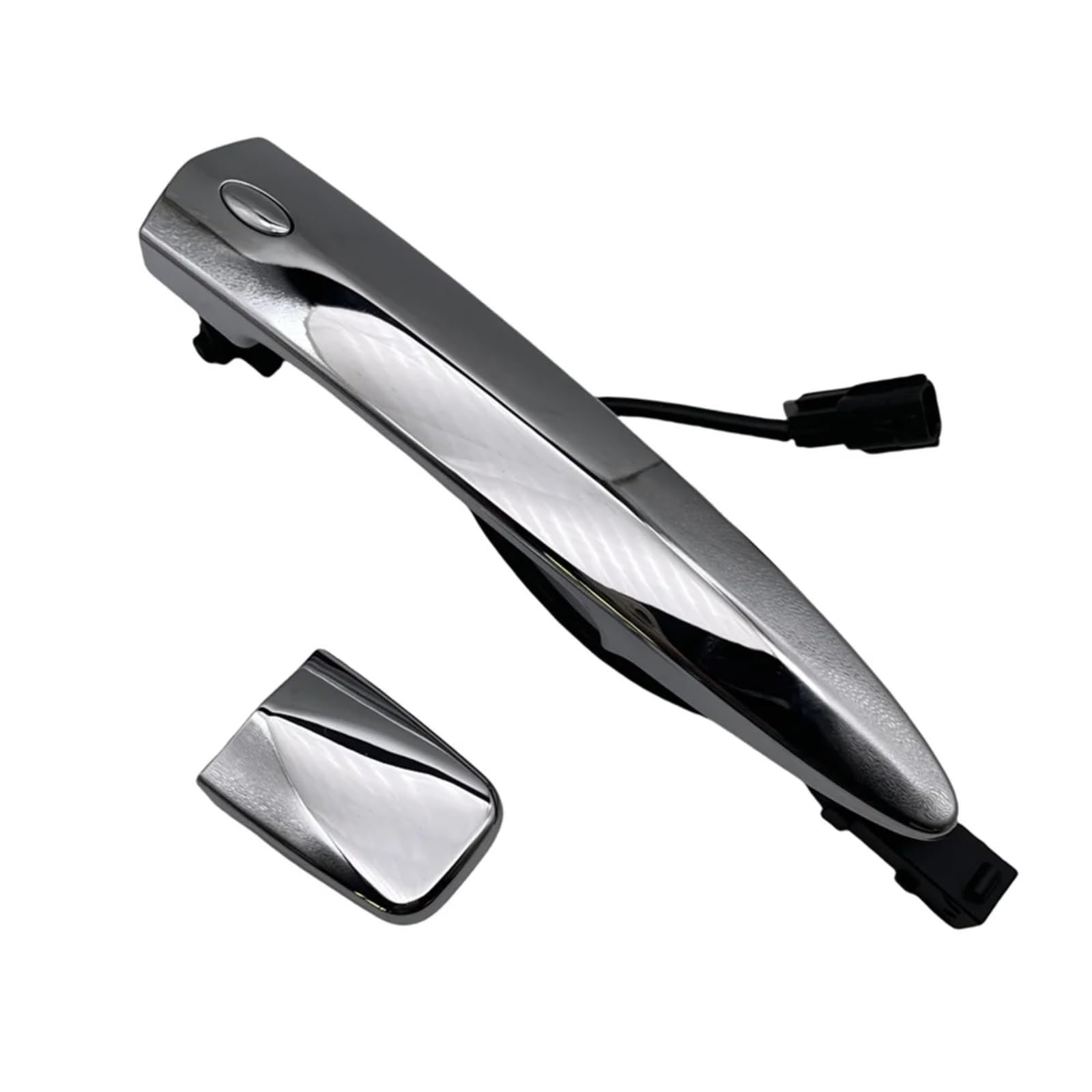 Kedfbts Front Right Car Outer Handle Compatible With Nissan For Sentra For Fe S 2013-2016 For Fe Sv 2013-2014 Car Front Chrome Exterior Door Handles Silver 826469N00a 80640-3Sg0a(Front Right)