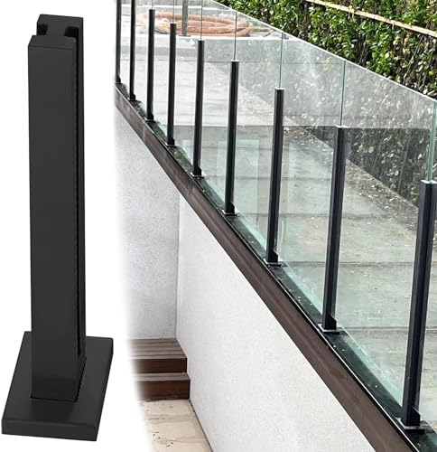 Poste soporte de valla de pasillo para diseño moderno de plataformas y terrazas 2